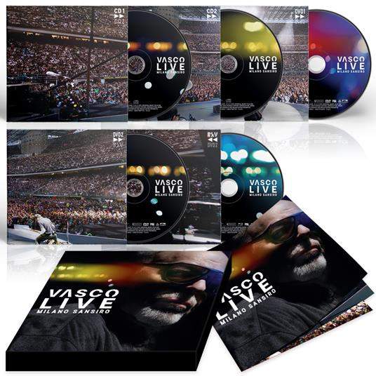 Vasco Live Milano San Siro (Box 2 CD + 2 DVD + Blu-ray) Vasco Live Milano San Siro (Box 2 CD + 2 DVD + Blu-ray) 